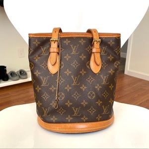 Louis Vuitton Bucket Pm Brown Monogram Bag